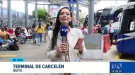 Cerca de 238 mil usuarios se movilizarán desde Quito durante el feriado. Es el primer descanso donde rigen las nuevas tarifas del transporte interprovincial. Un reporte de Ismenia Solórzano