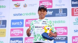 El ecuatoriano Jimmy Santiago Montenegro ganó la camiseta de líder de la montaña en la primera etapa de la Vuelta a Colombia.