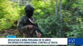 Autoridades rescataron a una menor peruana en Pastaza. Se aprehendió a un hombre de 50 años por presunta trata y abuso sexual. Un reportaje de Jefferson Santos