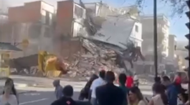 Efdifico colapsa tras el sismo en Colombia