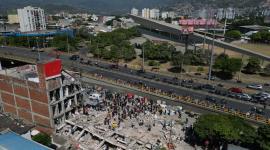 El motel Molino Rojo fue una de las estructuras más afectadas en Cali, Colombia, por el terremoto de este lunes 10 de agosto.