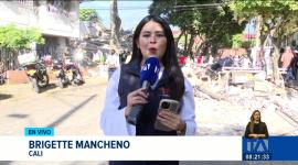 Tras el sismo de 7.4 en Colombia, en ciudades como Cali se reportan graves afectaciones estructurales. Además, a esta hora se ejecutan labores de rescate. Los equipos llevan 24 horas buscando a víctimas del terremoto. Un reporte de Brigette Mancheno