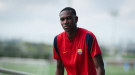 Josué Caicedo completó su primera sesión de entrenamiento como nuevo futbolista del Barça Atlètic