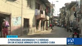 La violencia golpeó a la Zona 8. Un ataque armado en el barrio Cuba dejó tres personas fallecidas y dos heridas. Un reportaje de Jazmín Solís