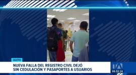 Ciudadanos expresaron su malestar tras experimentar demoras en los servicios del Registro Civil. La entidad informó que el inconveniente fue solventado. Un reportaje de Nathalie Jiménez