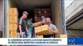 En entrevista con Teleamazonas, el Secretario de la Administración anunció además una meta del 65% de abastecimiento de medicinas en hospitales públicos. Un reportaje de Carlos Sacoto