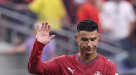 El delantero portugués Cristiano Ronaldo (n.º 7) reacciona tras perder el partido de octavos de final de la Copa del Mundo de 2026 entre Portugal y España.