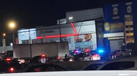 Cuatro personas que iban en una camioneta cerca del Terminal Terrestre de Durán