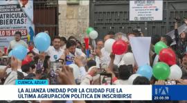 La delegación electoral provincial contabiliza siete precandidatos registrados para la Alcaldía de la capital azuaya y seis confirmados para liderar el Gobierno Provincial. Un reportaje de Iván Rodríguez