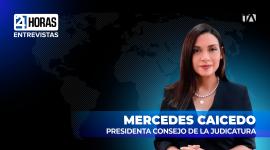 "Este protocolo, que no es para todos los casos, sino solamente para casos de crimen organizado, y que también cubre a las víctimas de violencia de género, violencia intrafamiliar, niñas, niños, adolescentes", indicó Mercedes Caicedo, presidenta del Consejo de la Judicatura, sobre la emergencia en la Función Judicial.