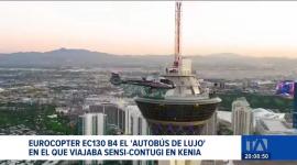 Conocido como el autobús de lujo del aire, el helicóptero es considerado moderno y versátil, aunque representa un desafío técnico para los pilotos ante ráfagas de viento. Un reportaje de Belén Merizalde