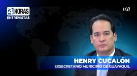 "Los recursos son de la gente, son por constitución, por ley" indicó Henry Cucalón, exsecretario del Municipio de Guayaquil, sobre la utilización de recursos para obras en el Puerto Principal