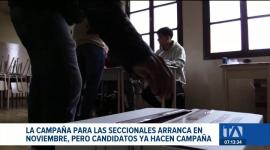 Aunque el periodo oficial de propaganda está normado, ya se evidencian actos de precampaña en todo el país. Un reportaje de Belén Merizalde