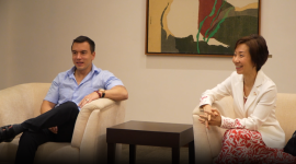 El presidente Daniel Noboa continúa su agenda en Asia