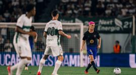 El centrocampista español del Barcelona, ​​Pablo Gavi, en el partido del FC Barcelona ante el Elche.