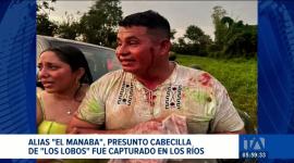 El operativo "Impacto Letal" permitió la detención de Francisco Leodan Aveiga Valarezo alias "El Manaba", presunto cabecilla de "Los Lobos".