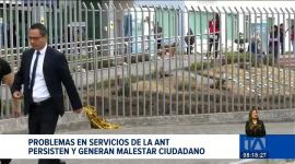 Ciudadanos expresan su malestar por los problemas de acceso en la plataforma web de la ANT y exigen soluciones oportunas. Un reportaje de Nathalie Jiménez