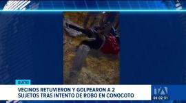 Vecinos del sector capturaron y agredieron a los implicados antes de la llegada de la Policía, que intervino para controlar el tumulto y trasladar a los retenidos. Un reportaje de Gustavo Jaramillo