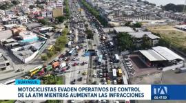 Durante los operativos se sancionó a conductores por inconsistencias en sus motos. La autoridad de tránsito aclaró que no emitirá sanciones directas por no portar la licencia categoría A. Un reportaje de Ever Moreira