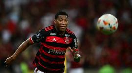 El ecuatoriano Gonzalo Plata durante un partido con Flamengo.