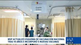 El Gobierno Nacional actualizó el esquema de vacunación a escala nacional para fortalecer la salud pública.  Un reportaje de Belén Merizalde