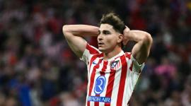 El delantero argentino Julián Álvarez seguirá en el Atlético de Madrid.