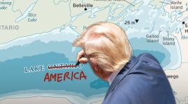 Donald Trump renombra el lago de Ontario como lago de América