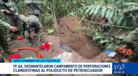 El descubrimiento de un nuevo punto de extracción ilícita de combustible evidencia la magnitud del delito hidrocarburífero en la provincia Tsáchila. Un reportaje de Karen Caguano