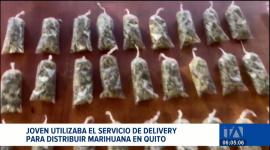 El sospechoso de 22 años utilizaba plataformas digitales para la entrega de sustancias ilícitas a domicilio, se decomisaron alrededor de 2 500 dosis. Un reportaje de Mateo Paredes