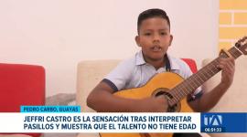 Jeffri Castro, habitante de Pedro Carbo, supera el millón de reproducciones en redes sociales gracias a su talento y pasión por el pasillo ecuatoriano. Un reportaje de Ricardo Cruzatty