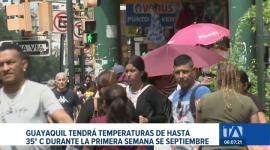 Especialistas del Inamhi recomiendan protegerse de la radiación solar entre las 10:00 y las 15:00, ante la ola de calor proyectada para Guayaquil. Un reportaje de Ricardo Cruzatty