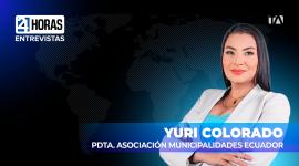 “El fenómeno de El Niño nos convoca a una gran articulación para proteger la vida de los ecuatorianos”. indicó Yuri Colorado, presidenta de la Asociación de Municipalidades del Ecuador, sobre la alerta roja por el Fenómeno de El Niño.