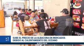 Picanterías analizan ajustar las porciones debido al calentamiento del océano provocado por El Niño, fenómeno que desplaza a esta especie marina hacia aguas más profundas y frías.