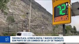 El texto aprobado por la Asamblea introduce la tercera placa obligatoria para el parque automotor y establece nuevas reglas para fotorradares. Un reportaje de Karen Haro