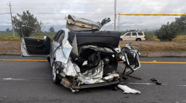 Un policía falleció en un accidente de tránsito mientras se trasladaba con otros unifromados a la cárcel de Cotopaxi.
