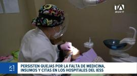El Presidente de la institución aseguró que se está incrementando la oferta de citas médicas y concretando pagos pendientes a prestadores externos de salud. Un reportaje de Belén Merizalde