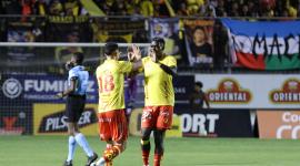 Aucas recibe a Barcelona por la fecha 29 de la LigaEcuabet en el estadio Gonzalo Pozo Ripalda.API / HAMILTON LOPEZ
