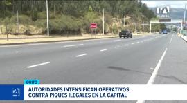 Conductores imprudentes convirtieron la avenida Simón Bolívar en una pista de carreras, poniendo en peligro la vida de quienes transitan el lugar. Un reportaje de Mishell Villacís