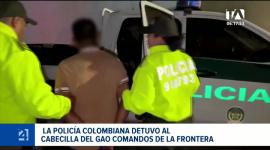 El cabecilla fue capturado tras un operativo conjunto, Tiene una notificación roja de Interpol debido a delitos de secuestro transnacional. Un reportaje de Jairo Jácome