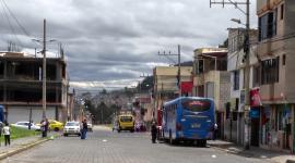 Un siniestro de tránsito se registró este miércoles en el sector de Caupicho, en el sur de Quito.