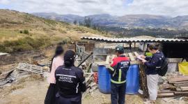 Una persona fue sancionada por realizar quemas no autorizadas en el nororiente de Quito.