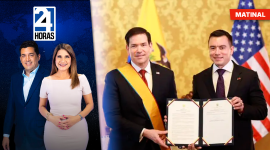 Revise las noticias más destacadas de Ecuador en nuestro Noticiero 24 Horas Emisión Matinal del jueves 10 de septiembre del 2026. Con Liz Valarezo y Milton Pérez.