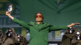 El actor Robert Downey Jr. en la Comic-Con de San Diego anuncia que regresa al Universo Cinematográfico de Marvel con el papel de Doctor Doom.