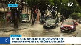 En Guayaquil, el riesgo por inundaciones y deslizamientos genera preocupación en la ciudadanía. La construcción de muros de contención y ductos minimizan los riesgos. Un reportaje de Ever Moreira