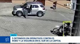 Las intervenciones permitieron incautar armas, además, en la av. Ajaví las autoridades rastrean a una banda dedicada al robo de vehículos y autopartes. Un reportaje de Brigette Mancheno