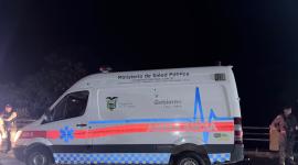 La ambulancia del Ministerio de Salud regresaba a Jama después de trasladar a una paciente herida hasta el Hospital Miguel H. Alcívar, en Bahía de Caráquez.