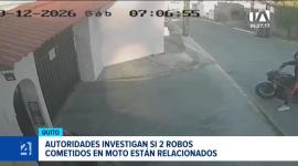 Las autoridades analizan videos para determinar si una misma motocicleta está detrás de los robos registrados en el norte de Quito. Un reportaje de Brigette Mancheno
