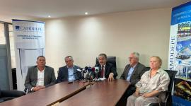 La Cámara Nacional de Distribuidores de Derivados del Petróleo delEcuador (Camddepe) realizó una rueda de prensa este 15 de septiembre