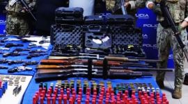 El Ministerio de Defensa informó que el Bloque de Seguridad incautó más de 220 mil explosivos y 100 mil municiones en provincias bajo  estado de excepción.
