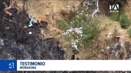Bomberos lograron controlar el fuego en el sector norte de Quito. Entre los afectados, un habitante de la zona que perdió parte de su taller de trabajo. Un reportaje de Brigette Mancheno